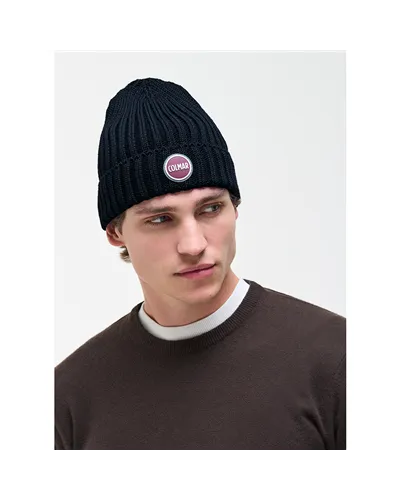 Colmar Berretto a Coste con Risvolto Unisex, Navy Blue (Taglia Unica)