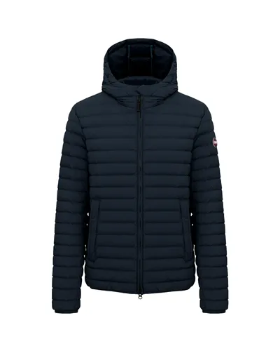 Colmar Giacca Piumino Leggero con Cappuccio Uomo, Navy Blue
