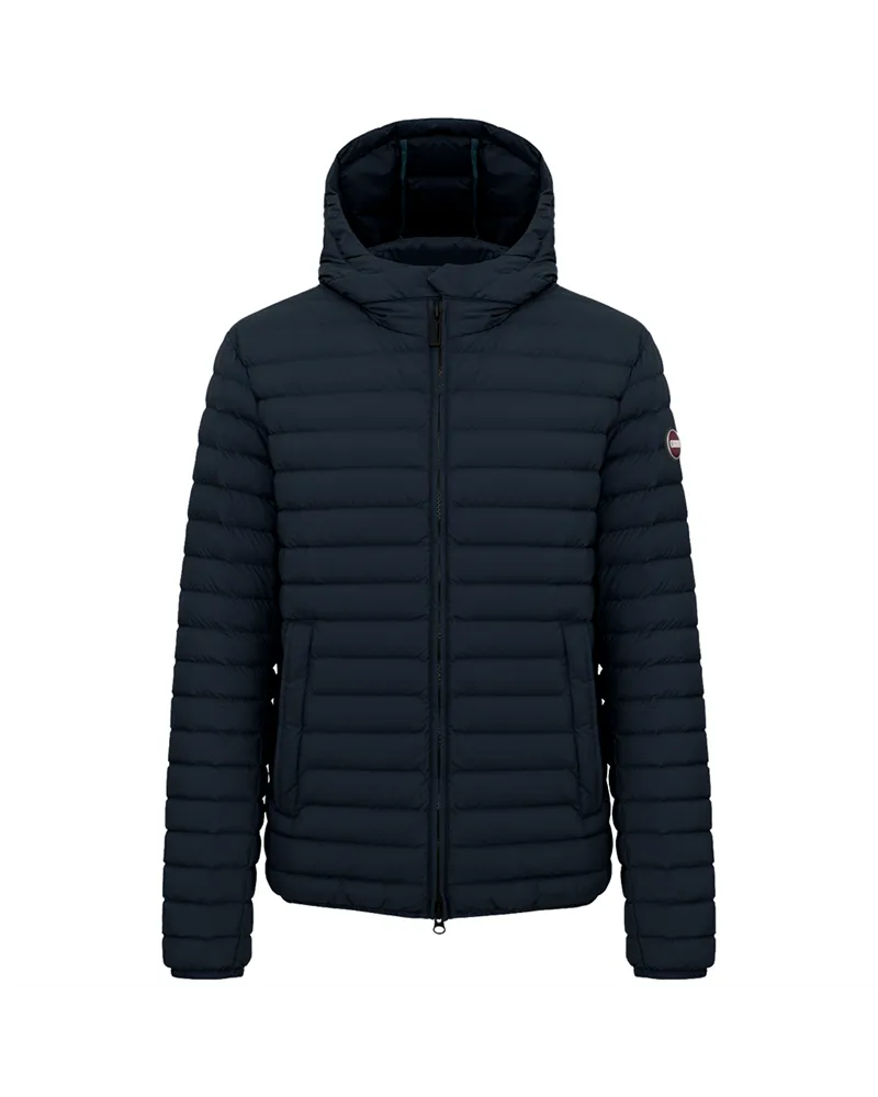 Colmar Giacca Piumino Leggero con Cappuccio Uomo, Navy Blue