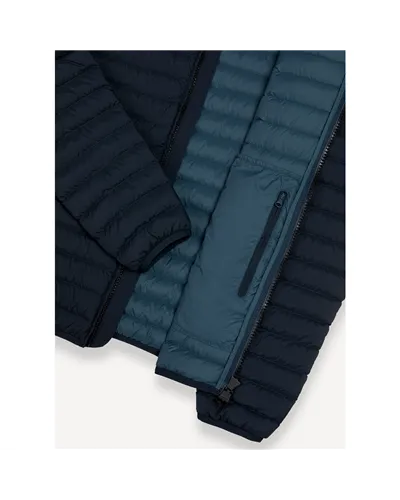 Colmar Giacca Piumino Leggero con Cappuccio Uomo, Navy Blue