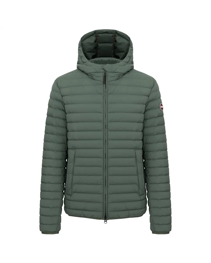 Colmar Men's Light Down Jacket with Hood, Underwood/Muddy