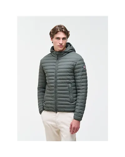 Colmar Giacca Piumino Leggero con Cappuccio Uomo, Underwood/Muddy