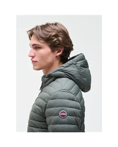 Colmar Men's Light Down Jacket with Hood, Underwood/Muddy