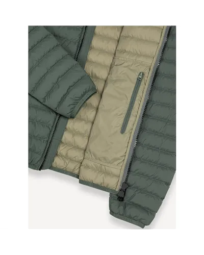 Colmar Men's Light Down Jacket with Hood, Underwood/Muddy