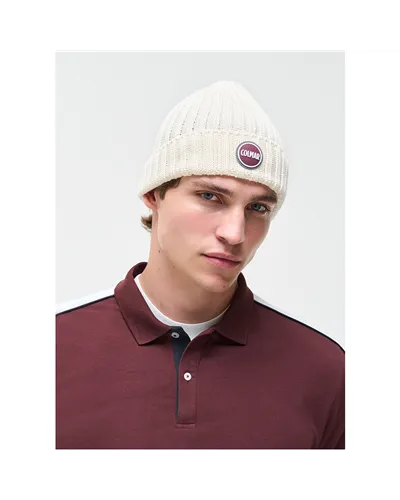 Colmar Berretto a Coste con Risvolto Unisex, Black