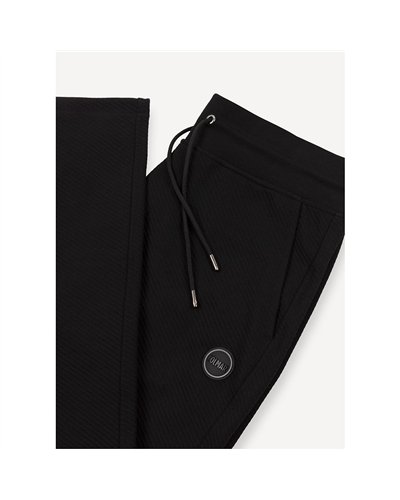 Colmar Men's Jacquard Tracksuit Bottoms, Black