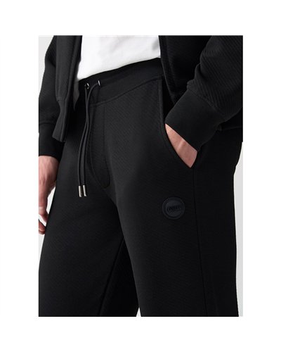 Colmar Men's Jacquard Tracksuit Bottoms, Black