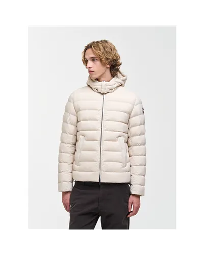 Colmar Men's Down Jacket with Detachable Hood, Nude/Arizona