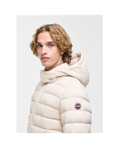 Colmar Men's Down Jacket with Detachable Hood, Nude/Arizona