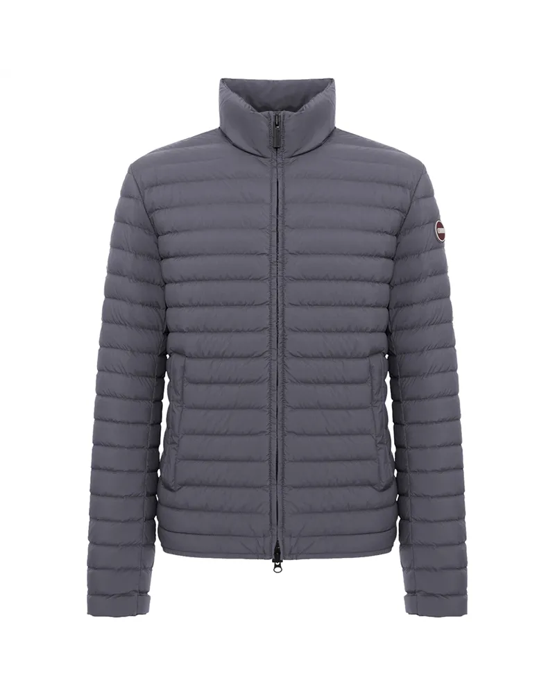 Colmar Men's Light Down Jacket with Padded Collar, Street/Black