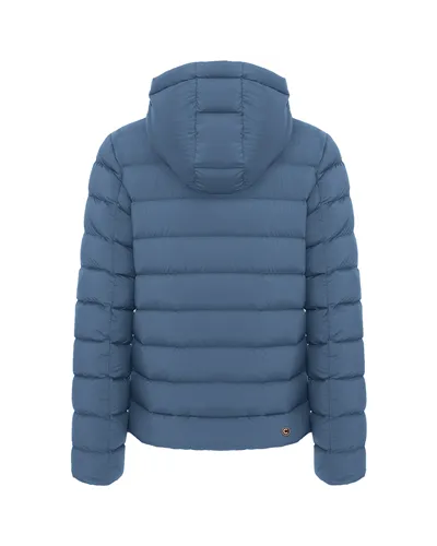 Colmar Giacca Piumino con Cappuccio Staccabile Uomo, Satellite/Navy