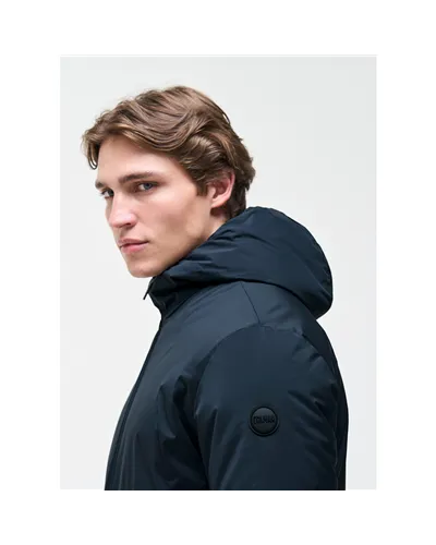 Colmar Men's Long Autumn-Weight Stretch Jacket, Navy