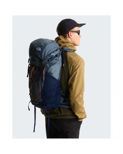 The North Face Trail Lite 36 Zaino Trekking, Granite Grey/Summit Navy/Dust Orange