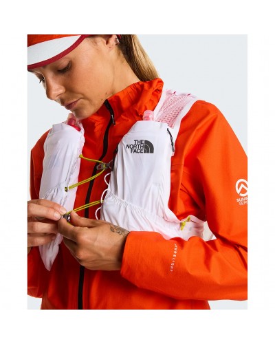 The North Face Summit Run 5 Gilet Idrico Running, TNF White/White Ash (2 Soft Flask da 500 ml Incluse)