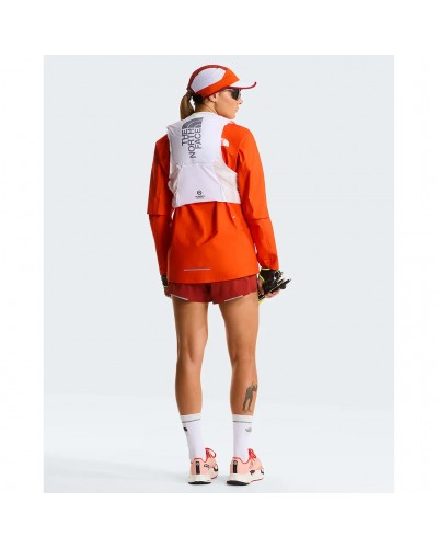 The North Face Summit Run 5 Hydration Running Vest, TNF White/White Ash (2 500 ml Soft Flask Included)