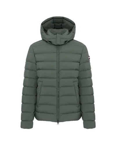 Colmar Giacca Piumino con Cappuccio Staccabile Uomo, Underwood/Muddy