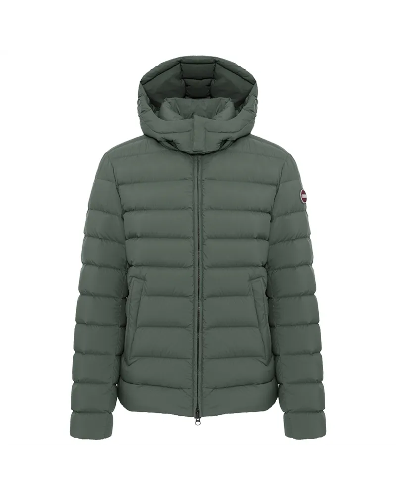 Colmar Men's Down Jacket with Detachable Hood, Underwood/Muddy