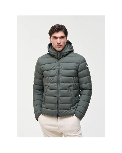 Colmar Men's Down Jacket with Detachable Hood, Underwood/Muddy