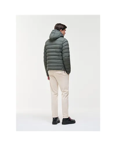 Colmar Men's Down Jacket with Detachable Hood, Underwood/Muddy