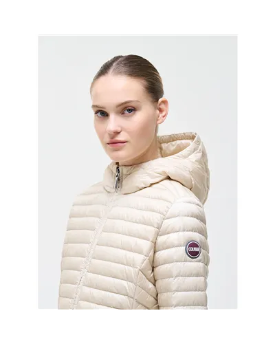 Colmar Women's Light Down Jacket with Hood, Nude