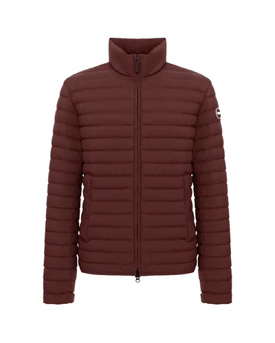 Colmar Giacca Piumino Leggero con Collo Imbottito Uomo, Brick/Chocolate