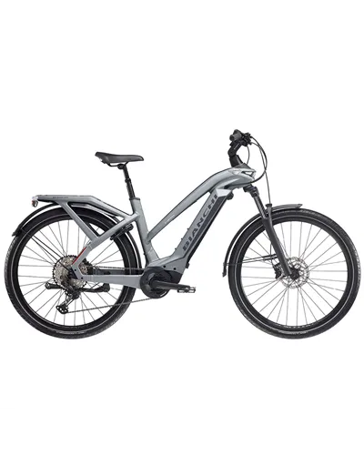 Bianchi e-Omnia T-Type ST Shimano Deore 10sp OLI Edge 630Wh, 4F Metal Grey/Graphite Full Matt MY24