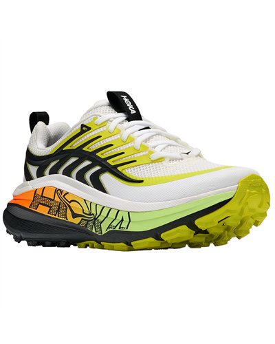 Hoka Stinson 8 Men's Trail Running Shoes, Frost/Black