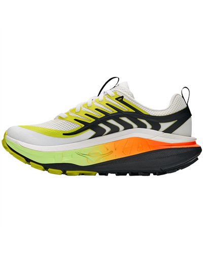 Hoka Stinson 8 Men's Trail Running Shoes, Frost/Black