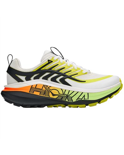 Hoka Stinson 8 Men's Trail Running Shoes, Frost/Black