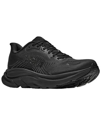 Hoka Clifton 11 Wide Men's Running Shoes, Black/Black