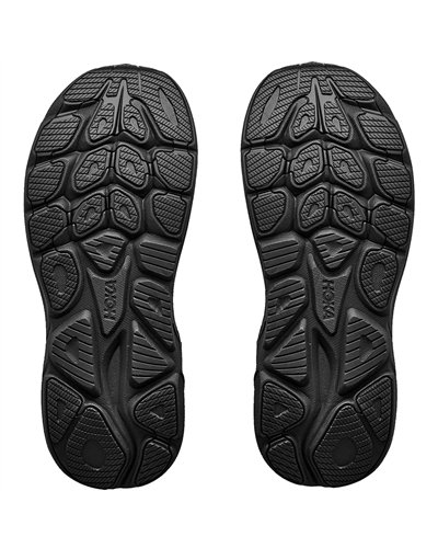Hoka Clifton 11 Wide Men's Running Shoes, Black/Black