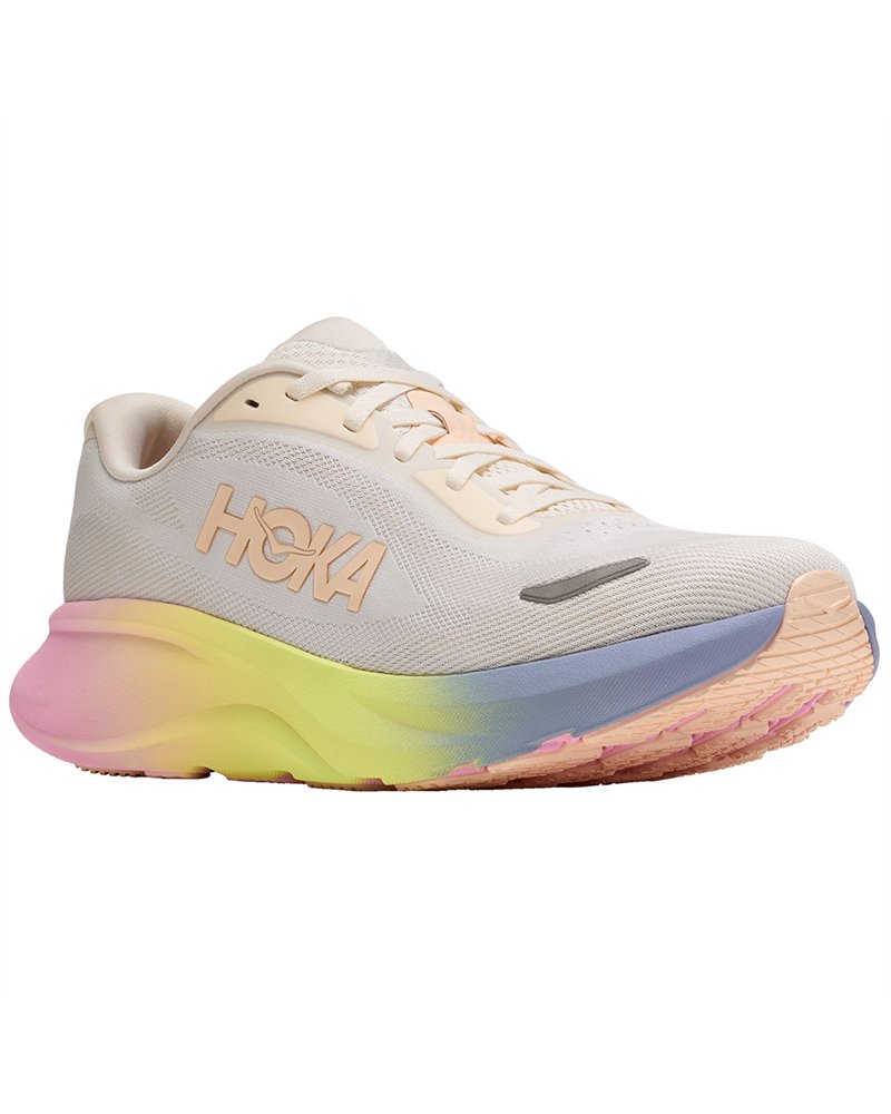 Hoka Rincon 5 Scarpe Running Donna, Alabaster/Tangerine Glow