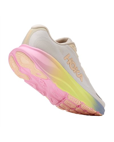 Hoka Rincon 5 Scarpe Running Donna, Alabaster/Tangerine Glow