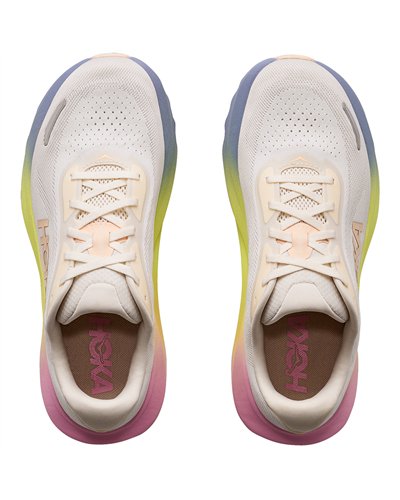 Hoka Rincon 5 Scarpe Running Donna, Alabaster/Tangerine Glow