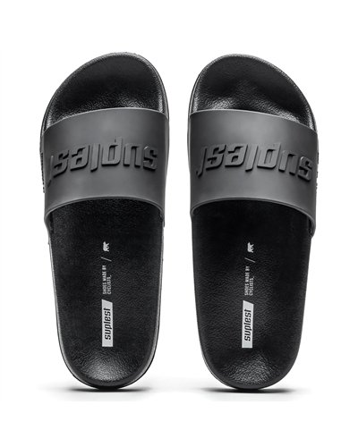 Suplest Slides Ergo 360° Ciabatte Uomo, Nero