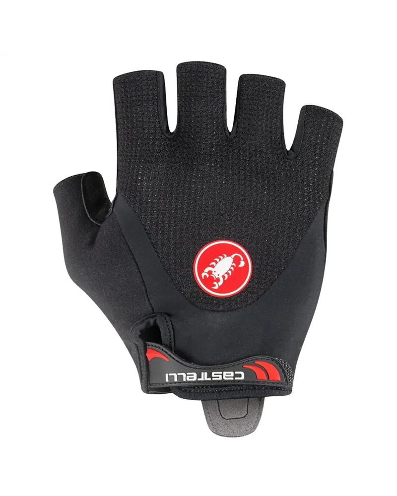 Castelli Arenberg Gel 2 Cycling Short Fingers Gloves, Black