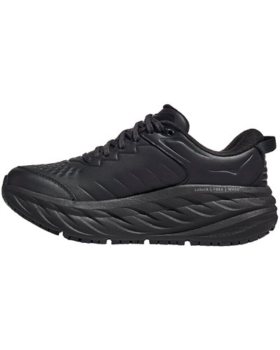 Hoka Bondi SR Scarpe da Lavoro Impermeabili Donna, Black/Black