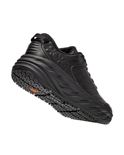 Hoka Bondi SR Women's Waterproof Shoes, Black/Black