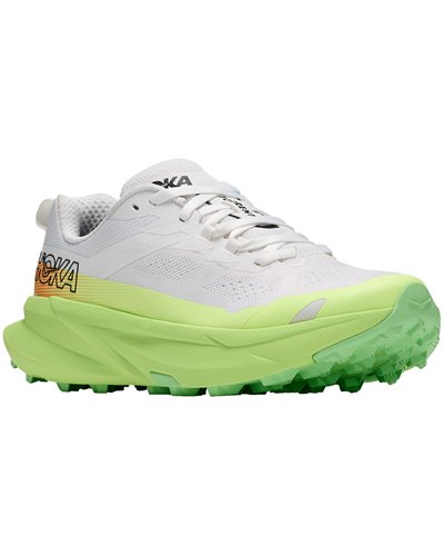 Hoka Torrent 5 Trail Running Shoes, Frost/Neon Yuzu