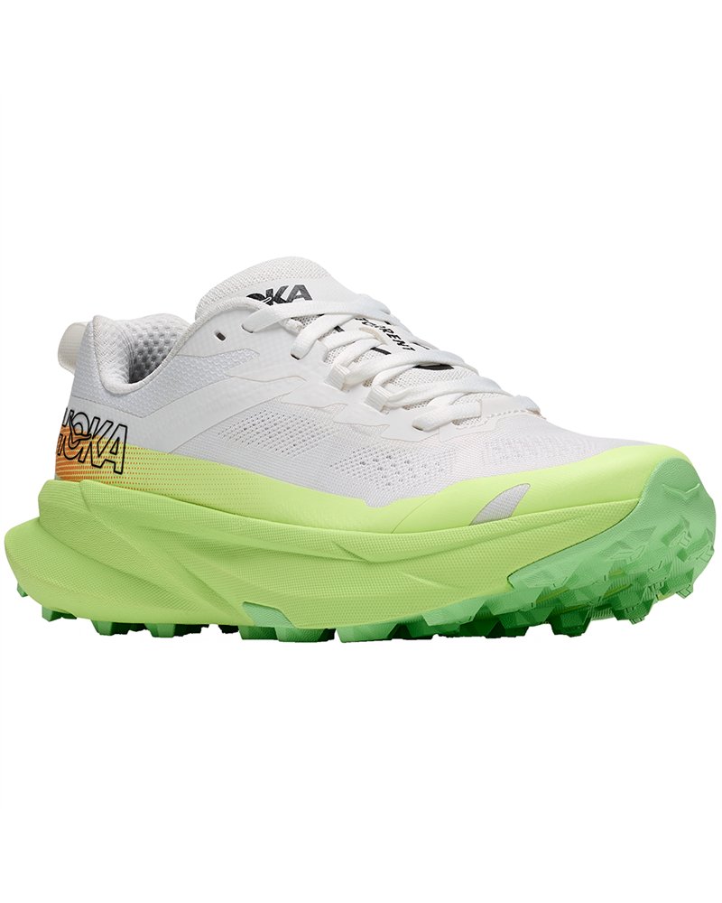 Hoka Torrent 5 Trail Running Shoes, Frost/Neon Yuzu