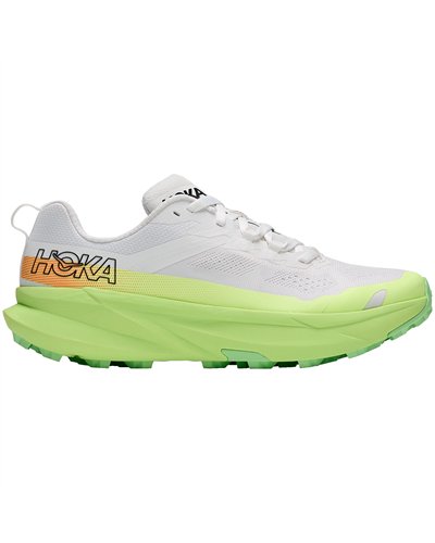 Hoka Torrent 5 Scarpe Trail Running Uomo, Frost/Neon Yuzu