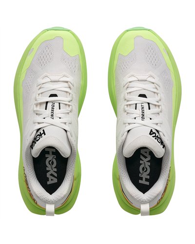 Hoka Torrent 5 Trail Running Shoes, Frost/Neon Yuzu