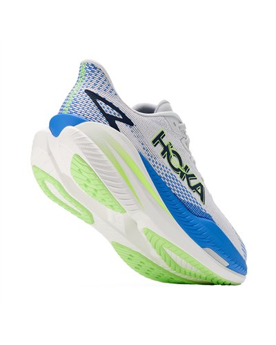Hoka Mach X 3 Scarpe Running Uomo, Cosmic Grey/Virtual Blue