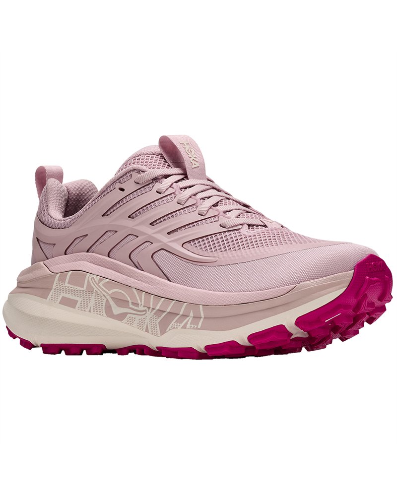 Hoka Stinson 8 Women's Trail Running Shoes, Pink Opal/Alabaster