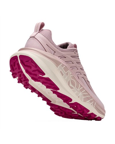 Hoka Stinson 8 Women's Trail Running Shoes, Pink Opal/Alabaster