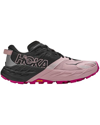 Hoka Speedgoat 7 Women's Trail Running Shoes, Black/Pink Opal