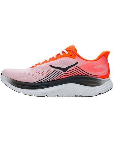 Hoka Clifton 11 Men's Running Shoes, Neon Tangerine/Frost