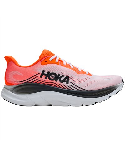 Hoka Clifton 11 Men's Running Shoes, Neon Tangerine/Frost