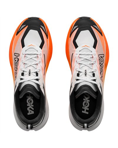 Hoka Zinal 3 Scarpe Trail Running Uomo, Frost/Neon Tangerine