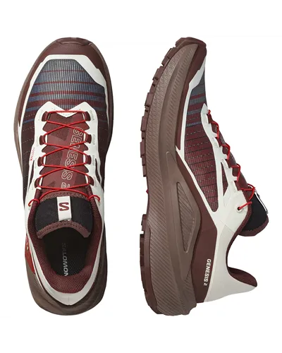 Salomon Genesis 2 Scarpe Trail Running Uomo, Vanilla Ice/Iron/Lava Falls
